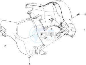 LX 125 4T ie E3 drawing Handlebars coverages