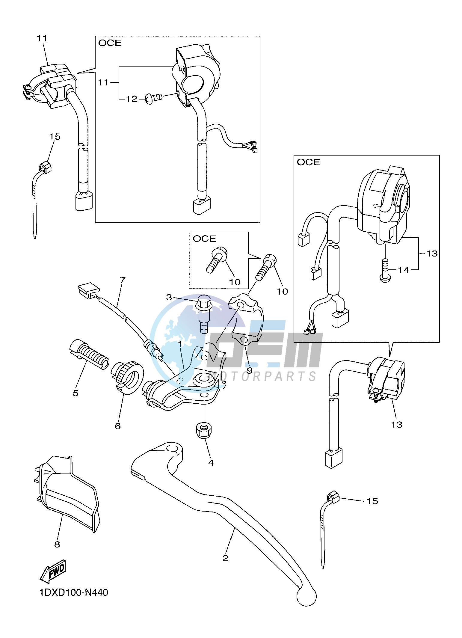 HANDLE SWITCH & LEVER