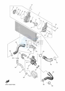 NIKEN GT MXT890D (BFD3) drawing WATER PUMP