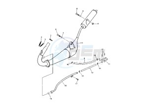 TZR 50 drawing EXHAUST