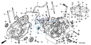 CRF150R9 Europe Direct - (ED) drawing CRANKCASE