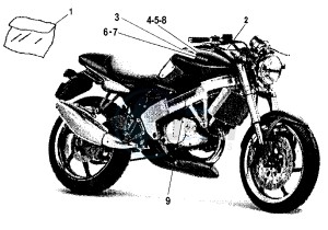 PLANET 125 drawing LABEL