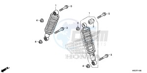 TRX420FM1G TRX420 Europe Direct - (ED) drawing FRONT CUSHION