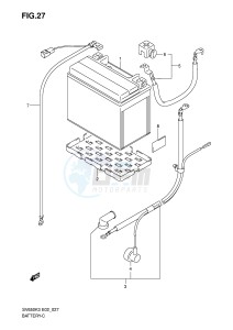 SV650 (E2) drawing BATTERY (SV650 SV650U SV650S)