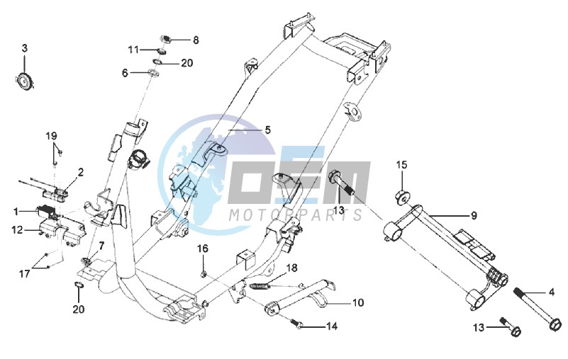 FRAME / ENGINE MOUNT