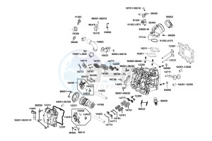 XCITING 400 drawing Cylinder Head Cover  Cylinder