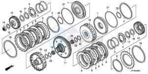 TRX420FPA9 Australia - (U) drawing CLUTCH