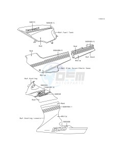 EX 500 A [EX500] (A4-A7) [EX500] drawing DECALS-- EX500-A5- --- RED_WHITE- -