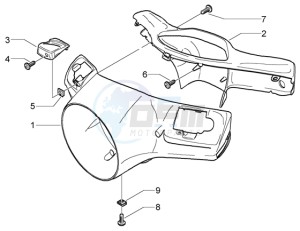 Granturismo 125 L drawing Handlebar covers