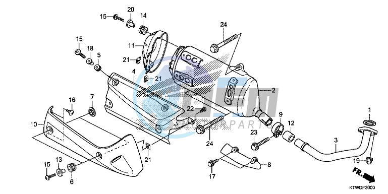 EXHAUST MUFFLER