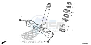 CBR1000SAG CBR1000 ED drawing STEERING STEM