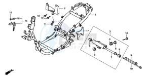 SJ50 BALI drawing FRAME BODY