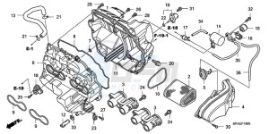 CBF1000TA Europe Direct - (ED / ABS) drawing AIR CLEANER