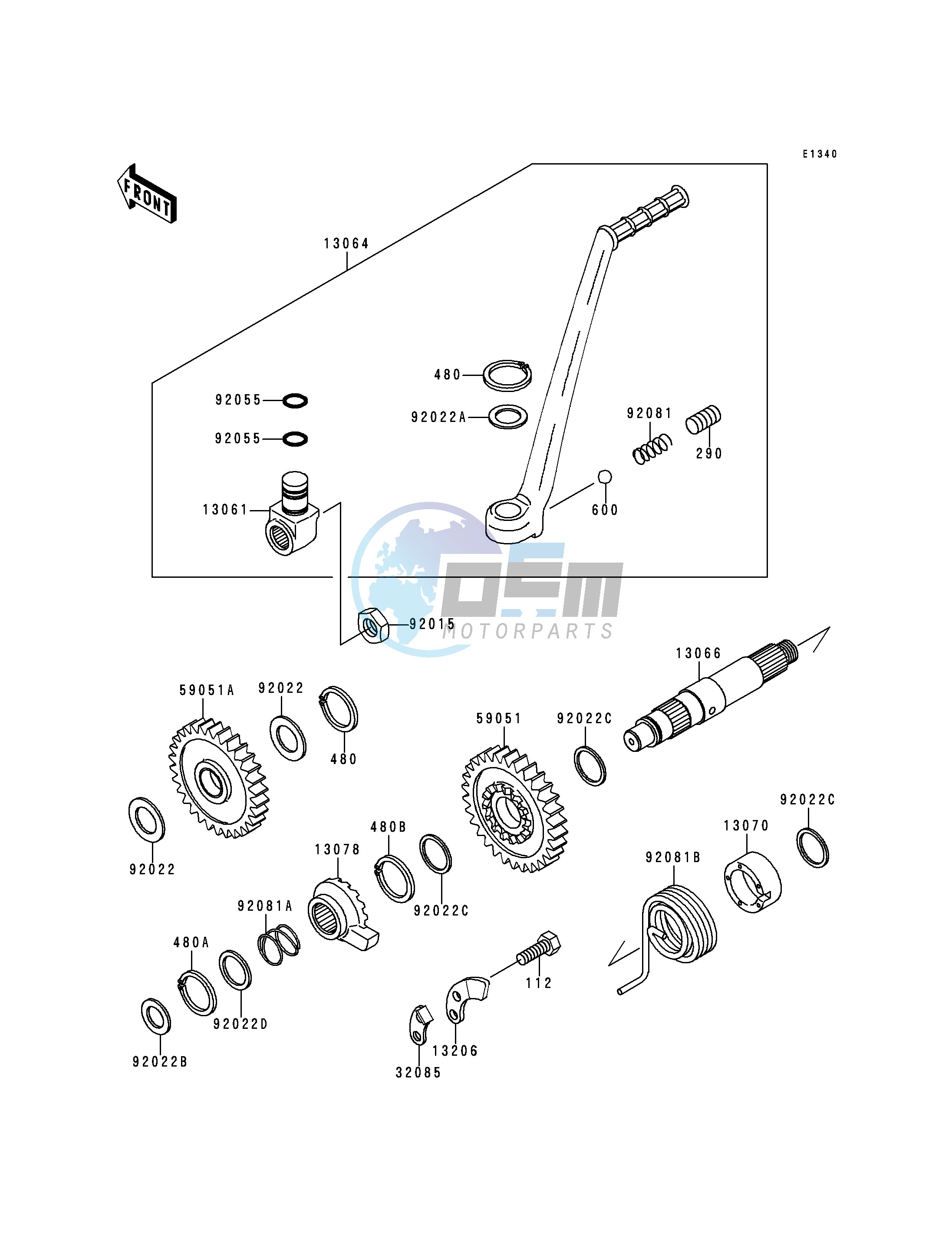 KICKSTARTER MECHANISM