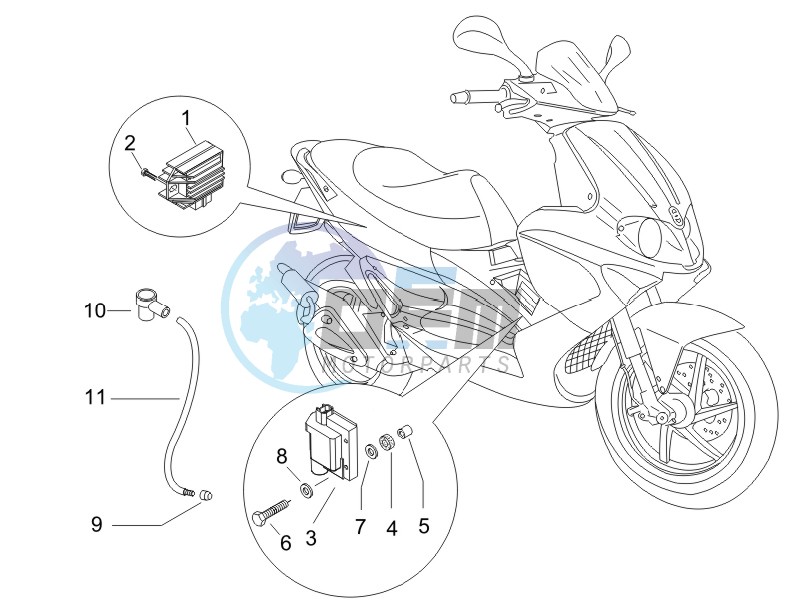 Voltage Regulators - Electronic Control Units (ecu) - H.T. Coil