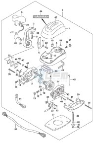 DF 300AP drawing Top Mount Single