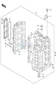 DF 140A drawing Cylinder Block S/N 14003F-510001 to 14003F-510249 S/N 14003Z-510001 to 14003Z-510025