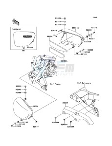 W800 EJ800ACFA GB XX (EU ME A(FRICA) drawing Side Covers/Chain Cover