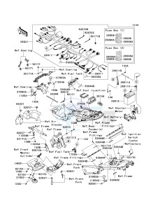 KRF 750 F [TERYX 750 4X4 NRA OUTDOORS] (F8F) C8F drawing CHASSIS ELECTRICAL EQUIPMENT