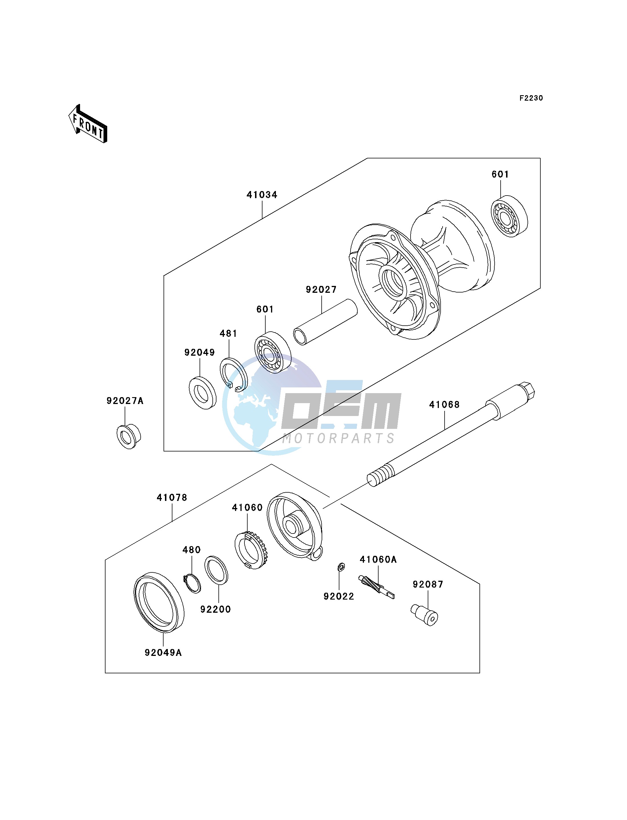 FRONT HUB