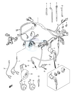 VL1500 (E2) drawing WIRING HARNESS (MODEL K3)