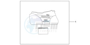 CBR1000RRA Korea - (KO) drawing INDOOR BODY COVER