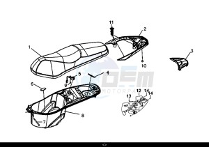 SYMPHONY ST 50 (25 KM/H) (XB05W4-NL) (E4) (L7-M0) drawing SEAT REAR GRIP