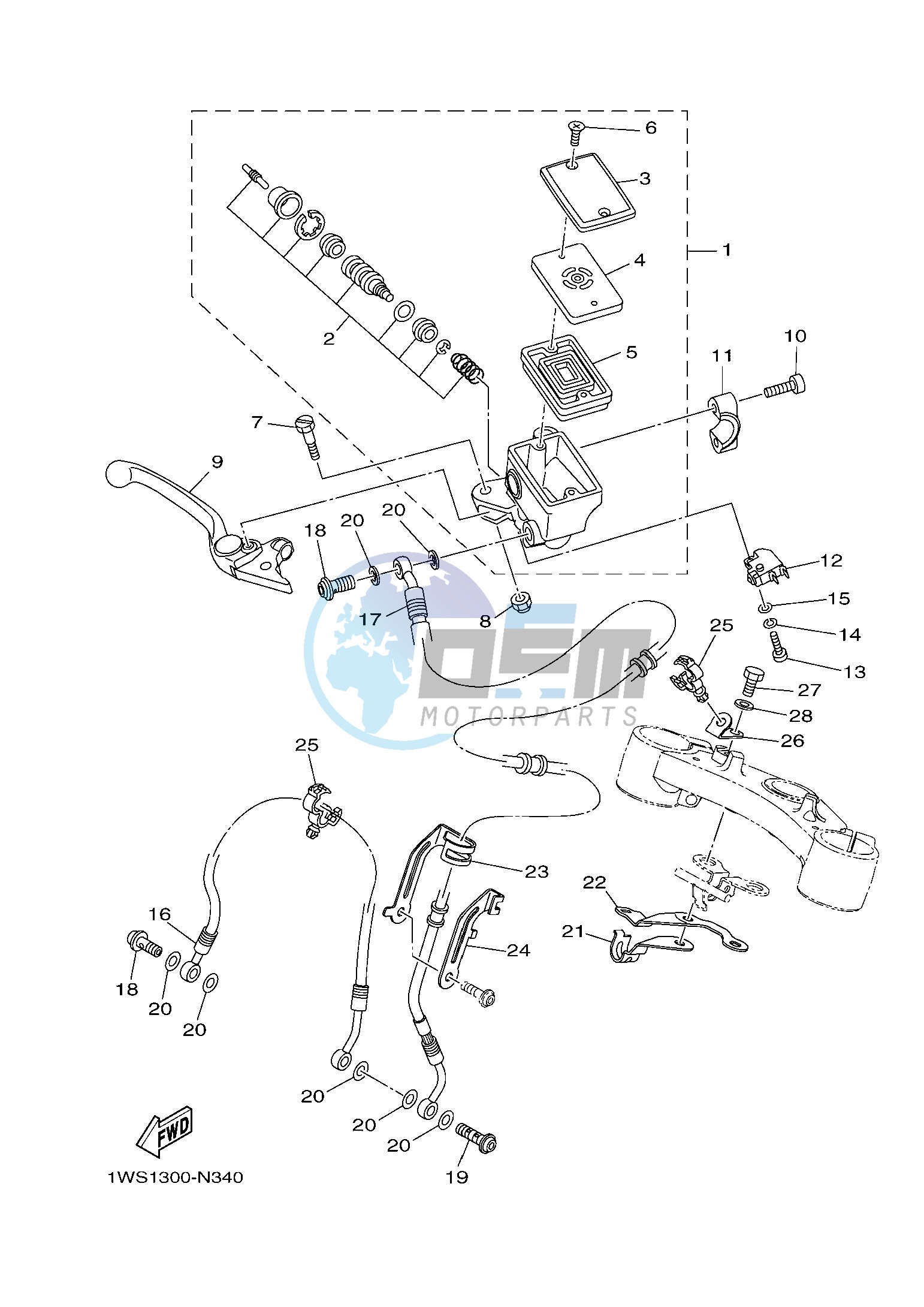 FRONT MASTER CYLINDER