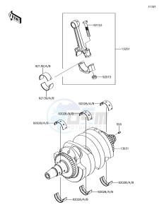 VULCAN S ABS EN650DHFA XX (EU ME A(FRICA) drawing Crankshaft