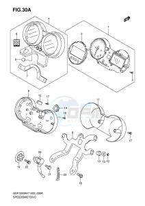 GSF1250 (E2) Bandit drawing SPEEDOMETER (GSF1250K7 K8 K9)