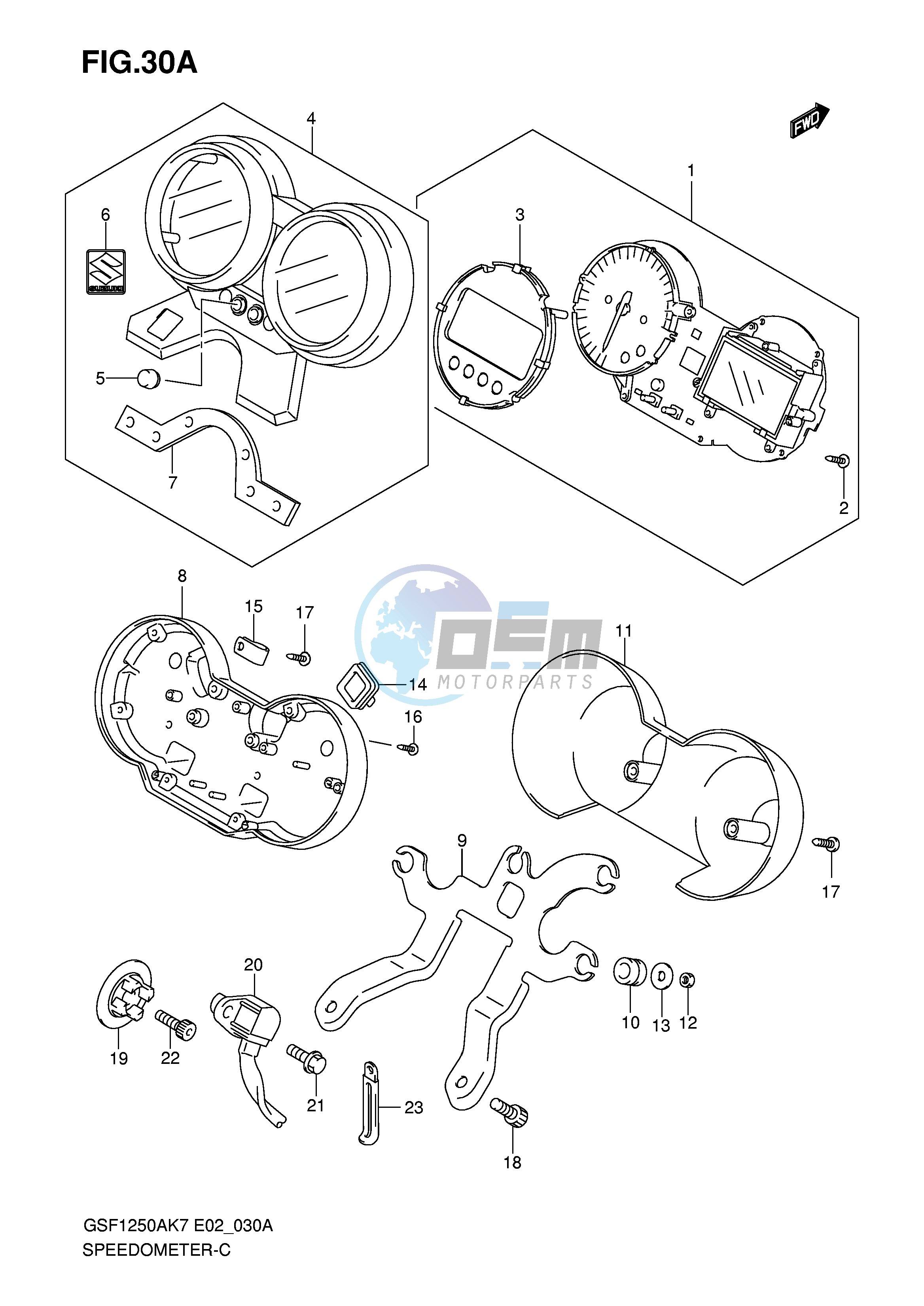 SPEEDOMETER (GSF1250K7 K8 K9)