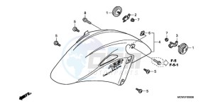 VFR8009 Europe Direct - (ED / MME TWO) drawing FRONT FENDER