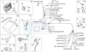 Dorsoduro 750 drawing Electrical system II