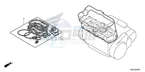 CB650FAE CB650FA 2ED drawing GASKET KIT A