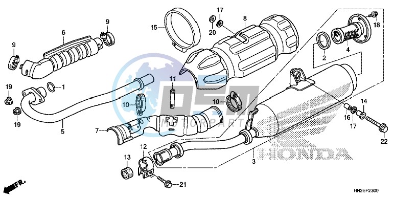 EXHAUST MUFFLER