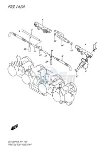 GSX-1250F ABS EU drawing THROTTLE BODY HOSE-JOINT