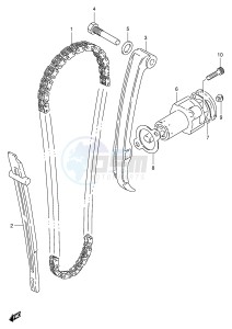 TU250X (E2) drawing CAM CHAIN