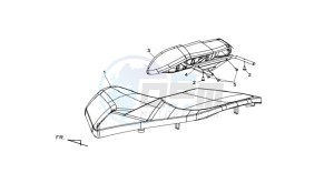 MAXSYM 400 EFI drawing BUDDYSEAT