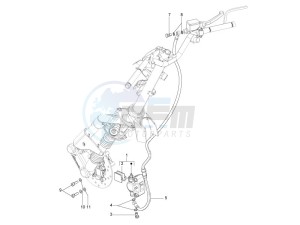 S 150 4T ie College USA drawing Brakes pipes - Calipers