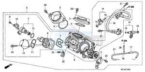 NSA700A9 Europe Direct - (ED / MME) drawing THROTTLE BODY