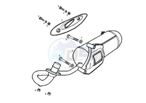 ATLANTIS 50 cc-100 cc 4T - 50 cc drawing MUFFLER