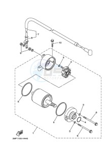 YFM700FWBD YFM7NKPHK (B5KF) drawing STARTING MOTOR