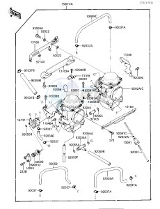 EL 250 B [ELIMINATOR[ (B2-B3) [ELIMINATOR drawing CARBURETOR