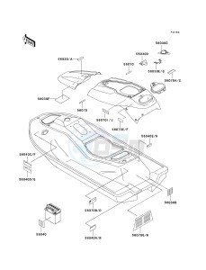 JH 1100 A [1100 ZXI] (A1-A5) [1100 ZXI] drawing LABELS