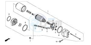 RVF750R drawing STARTING MOTOR