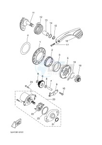 EW50N STUNT NAKED (3C7B) drawing STARTER