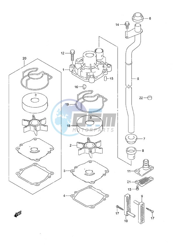 Water Pump High Thrust