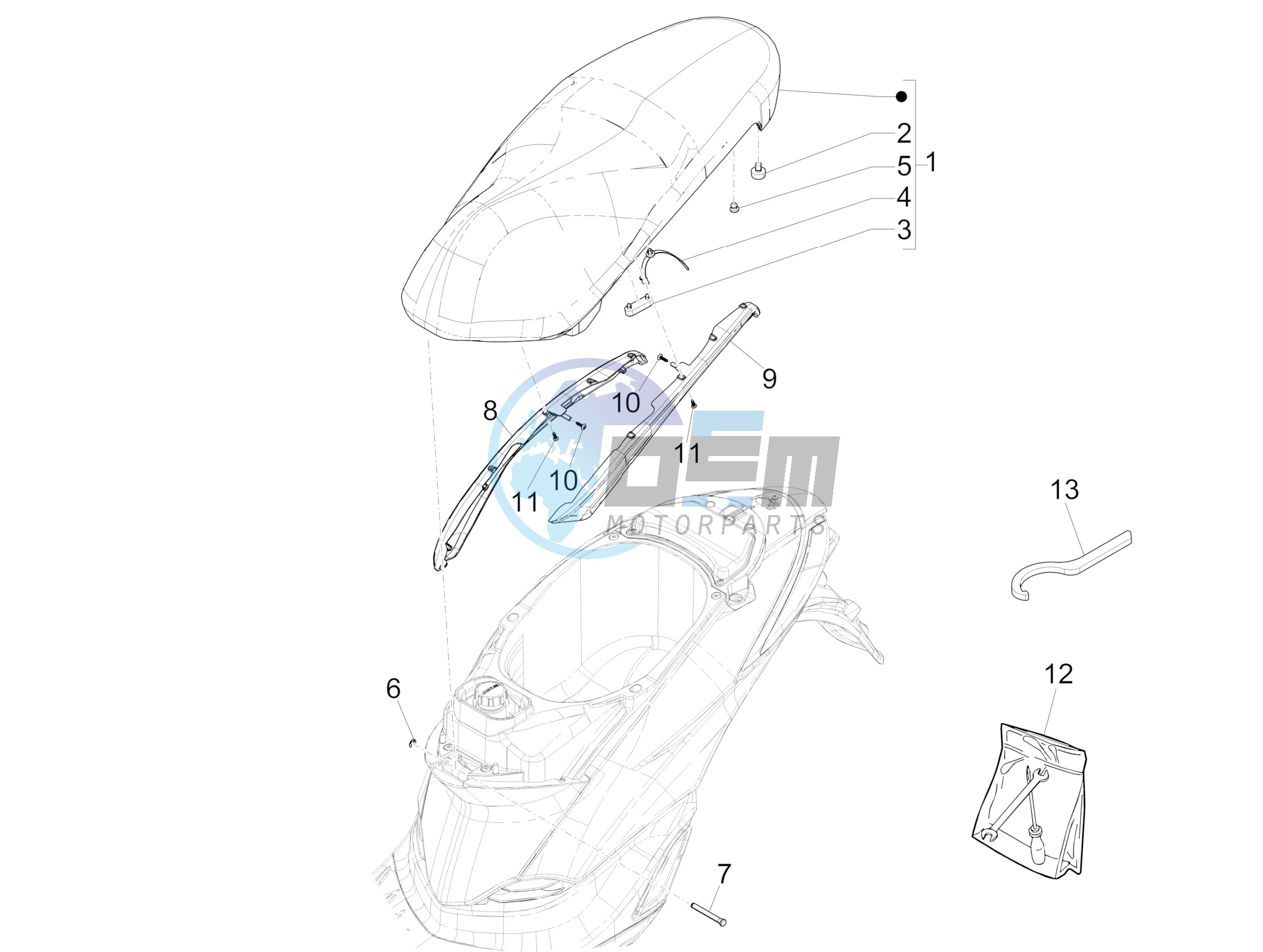 Saddle/seats