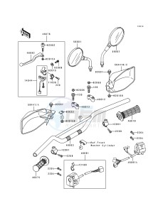 KL 650 B [TENGAI] (B2-B3) [TENGAI] drawing HANDLEBAR