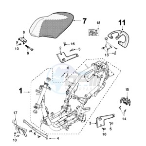 E VIVACITY A drawing FRAME AND SADDLE